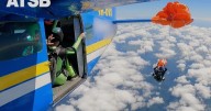 Skydiver dangles at 15,000 feet after parachute catches on plane's tail in Australia |