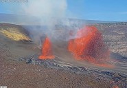 Lava fountaining returns to Kilauea’s Halemaumau crater