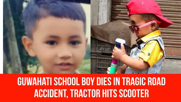 Guwahati School Boy Dies in Tragic Road Accident, Tractor Hits Scooter