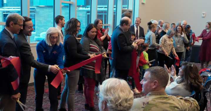 Colorado Governor joins in celebrating new elementary school building at Fort Carson