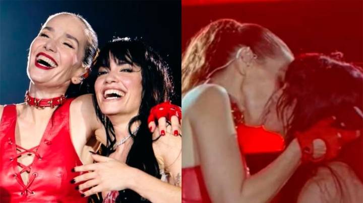 Lali Espósito y Natalia Oreiro sorprendieron al público con “Tu veneno” y un beso en el escenario