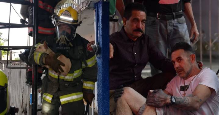 Incendio en fábrica de Jalisco deja dos lesionados y dos perros rescatados