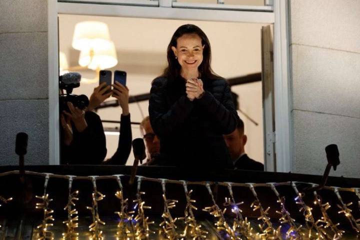 María Corina Machado viaja a Noruega en avión privado tras Nobel de la Paz de su hija