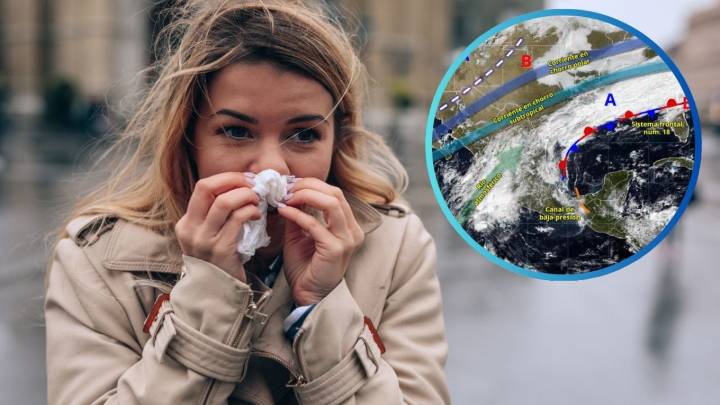 Frente Frío 19 ingresa al país; estas zonas sufrirán lluvias, chubascos y viento fuerte