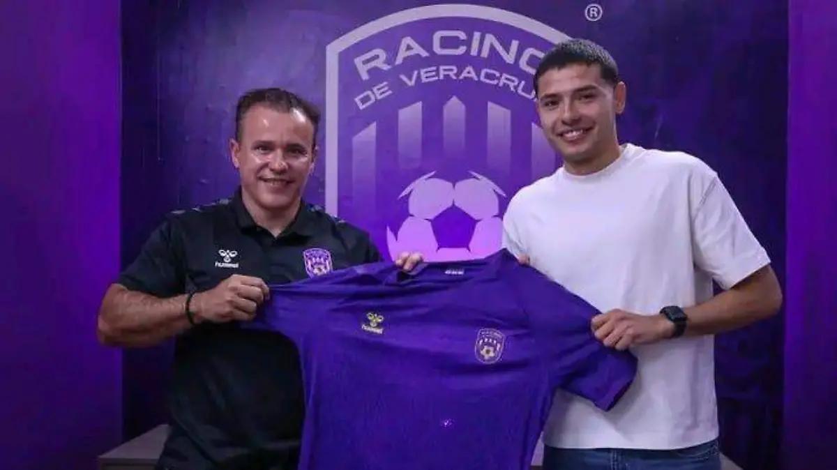 Anuncian a hijo de ex jugador de chivas como nuevo fichaje del Racing de Veracruz