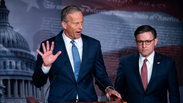 John Thune rejects Mike Johnson's push for Georgia sanctions bill