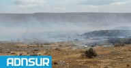 18:48 Incendio de pastizales en el Camino Perón: bomberos controlaron las llamas