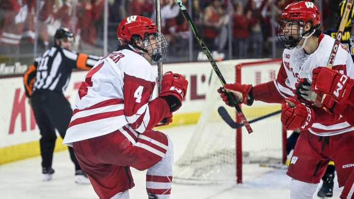 Joe Palodichuk fuels another comeback win for No. 2 Wisconsin hockey