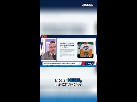 Knothole Foundation hosting food drive during flag football tournament on Dec. 9, 2025