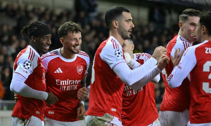 Club Brugge 0-3 Arsenal: Noni Madueke scores twice as Gunners make it six wins from six in Champions League