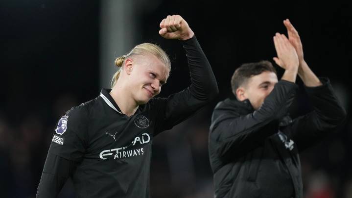 Haaland scores his 100th Premier League goal as City beats Fulham 5