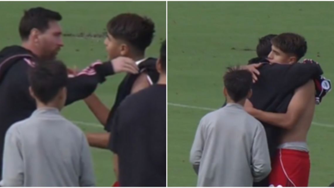 Lionel Messi recibió una camiseta de River y el gesto desató una ola de reacciones y rumores en redes sociales