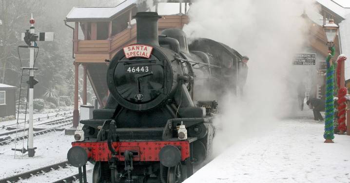 Christmas steam train rides to enjoy around Birmingham in 2025