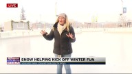 Snow helping kick off winter fun at Howard Park