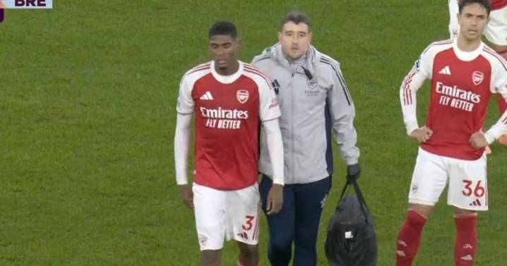 Arsenal suffer Cristhian Mosquera injury blow as Mikel Arteta loses another central defender