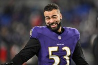 Must-see interception return: Two Ravens defenders combine on a 96