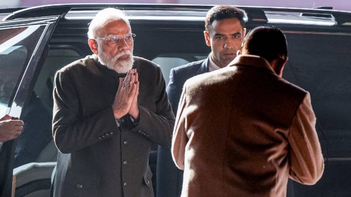 PM Modi arrives for NDA Parliamentary Party meeting to strategise winter session
