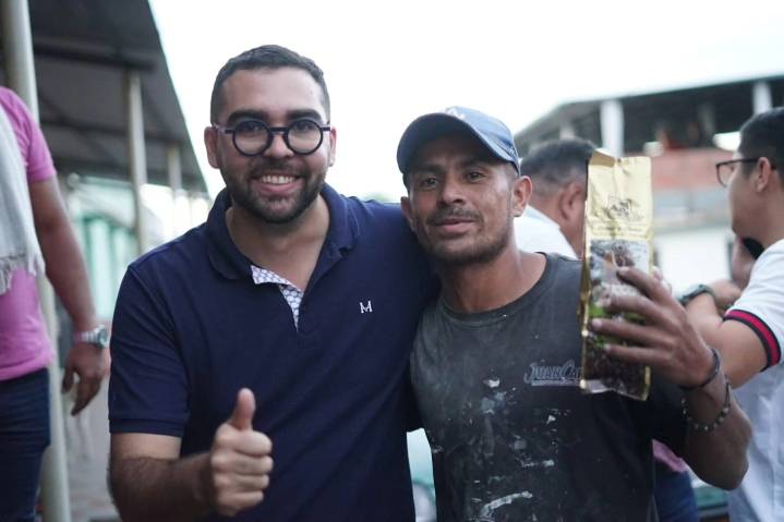 Santiago Barreto, de gira por la zona sur oriente del Tolima