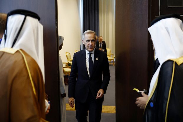 Mark Carney's jet charter to attend Gaza peace treaty cost $736Gs