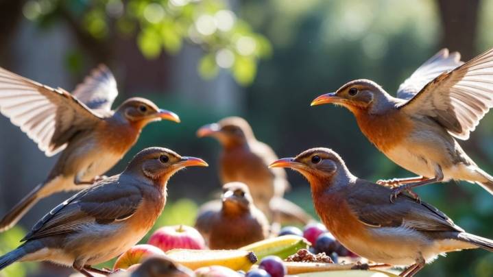 Los zorzales visitarán en masa tu jardín todos los días en diciembre si dejás este producto natural a la vista