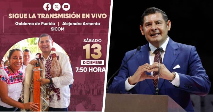 Alejandro Armenta, gobernador de Puebla, presenta su Primer Informe de Gobierno