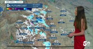 Winter Storm Warnings are in place for the central mountains while I