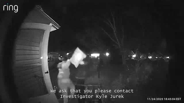 Porch pirate caught on camera