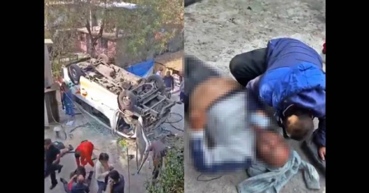 Combi cayó a barranca en Nicolás Romero, Edomex; reportan 9 lesionados