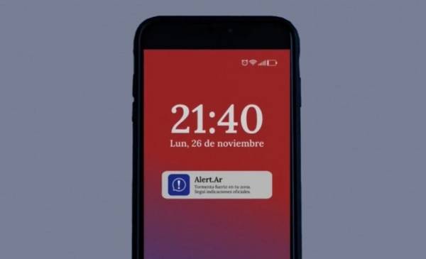 Cómo funciona AlertAR, el nuevo sistema para emergencias meteorológicas