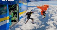 Skydiver dangles at 15,000 feet after parachute catches on plane's tail in Australia