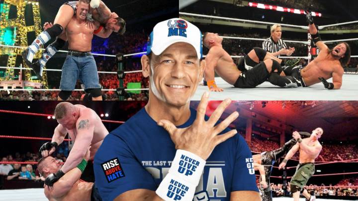 John Cena: Las cinco mejores luchas de su carrera en WWE