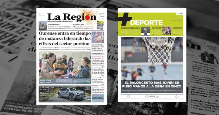 La portada de La Región de este martes, 9 de diciembre