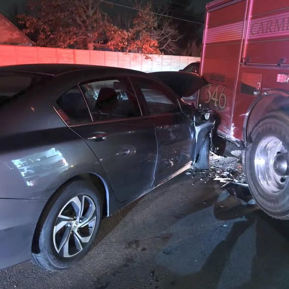 Drunk driver crashes Carmel FD truck responding to crash
