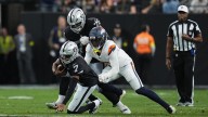 Raiders' Geno Smith misses practice with shoulder injury, status for game at Philadelphia uncertain
