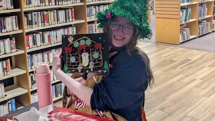 Library hosts holiday edition of Bad Art Night