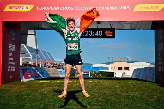 Ireland claim men’s senior silver as tearful Nick Griggs seals U-23 individual and team gold at European Cross Country Championships