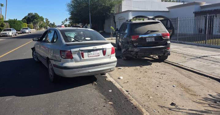 Niño resulta lesionado en choque múltiple en la Madero