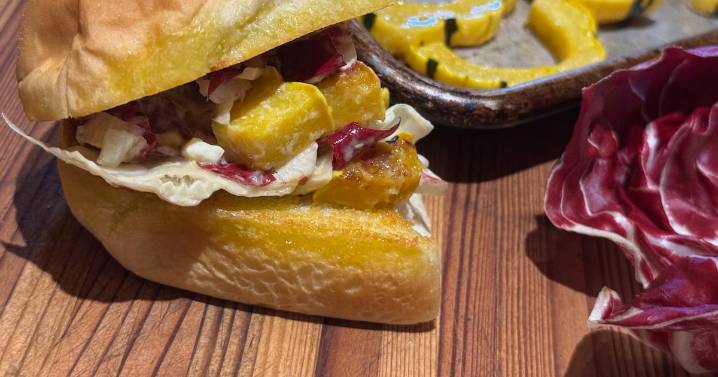 What We’re Cooking This Week: Agrodolce Delicata and Radicchio Sliders