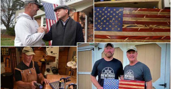 Greg surprises father who honors fallen son by helping veterans heal through woodworking