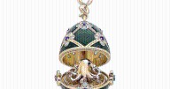Man charged with theft after allegedly swallowing Fabergé egg locket