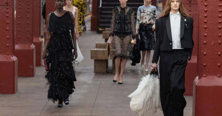 Chanel's new showman stages an ode to NYC with star-packed runway show on a real subway platform