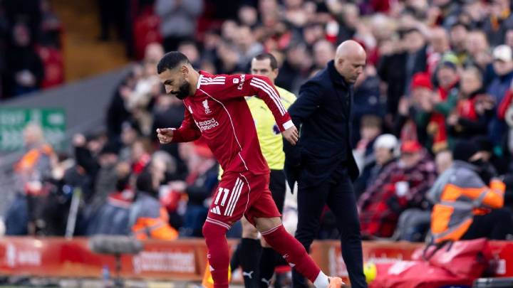 Liverpool: Salah volvió a Anfield y dio una asistencia tras la polémica con Slot