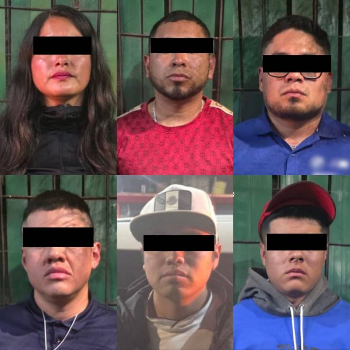 Atrapan a 6 sicarios que balearon chelería de Milpa Alta que dejó 1 muerto y 10 heridos