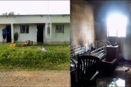 Policías rescataron a un hombre tras el incendio de un departamento en Feliciano