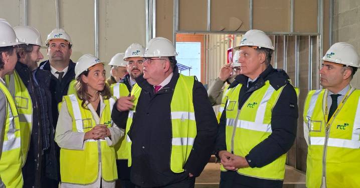 Las obras del edificio de consultas del hospital de Salamanca avanzan "a un ritmo adecuado" para finalizar en primavera