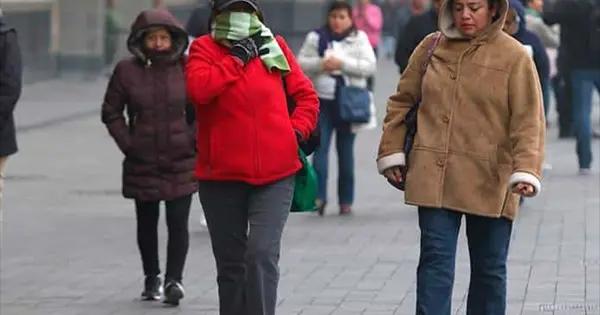 Frente frío 17 trae heladas a SLP desde la madrugada