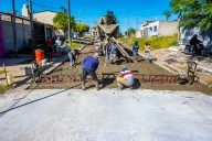 Avanza el plan de obras de asfalto, cordón cuneta y mejorado