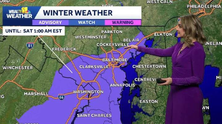 Winter Weather: Icy conditions possible overnight with freezing drizzle and fog in Baltimore metro