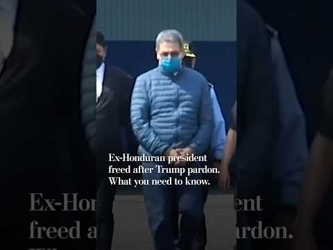 Ex-Honduran president freed after Trump pardon
