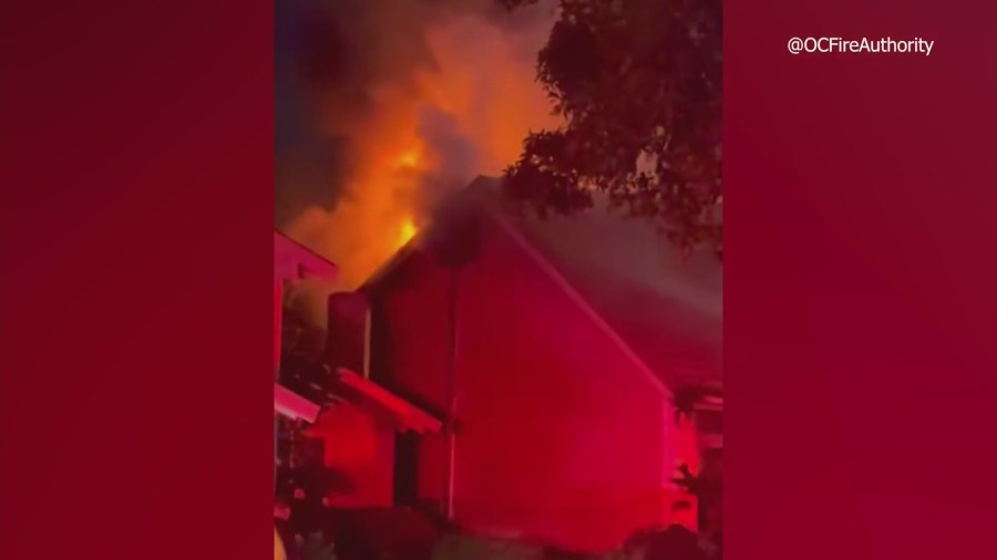 Father’s heroic rescue saves entire family as fire destroys Santa Ana home